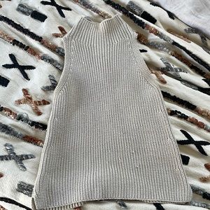 Madewell Sleeveless Mockneck Sweater